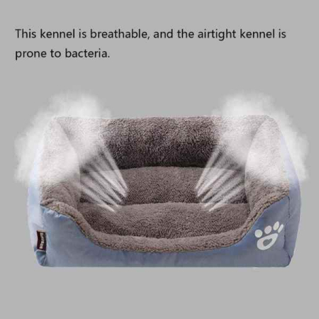 Patut pentru Caini Imblanit Anti-Aderent Calduros si Moale Marimea L 65 x 50 x 16 cm Gri – IoArtify.ro [3]