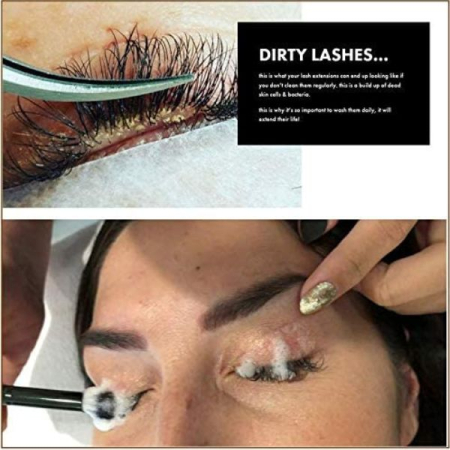 Perie compacta pentru curatarea si spalarea genelor tenului sau nasului peri foarte moi 10 cm Alb Auriu – IoArtify.ro [5]