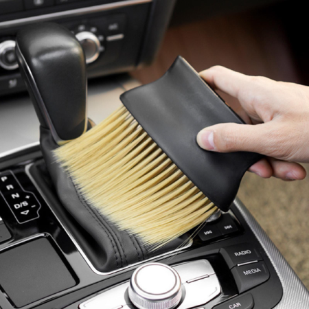 Perie cu maner ergonomic si fire din nylon SoftTouch 13 x 11 cm pentru curatarea interiorului masinii – IoArtify.ro [9]