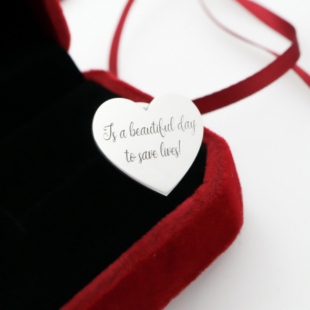 Pin Personalizat din Argint 925 - Inimioară Delicată, Cadou Memorabil și Elegant [1]