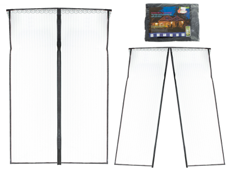 Lenjerii & Textile - Plasa de tantari magnetica pentru usa dimensiune 160 x 230 cm cu inchidere automata - IoArtify.ro