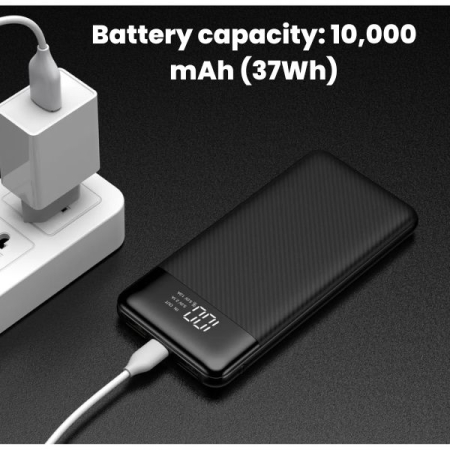 Powerbank Li-Po 10.000 mAh cu Display LED și Cablu Fast Charge 3 în 1 – Soluția ta portabilă pentru încărcare rapidă [5]