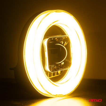 Proiector LED cu Angel Eye model AWL58 45W 8000lm pentru Off-Road ATV SSV 9-36V dimensiuni 114,5 x 114,5 x 52 mm – IoArtify.ro [3]