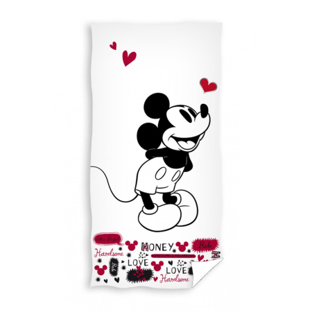 Diverse - Prosop pentru copii din bumbac Mickey Mouse 70x140 cm MCT-02 – IoArtify.ro