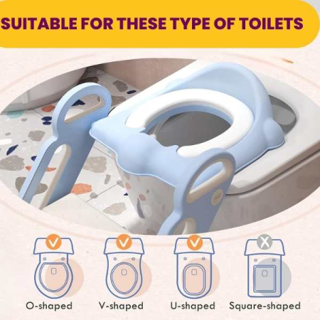 Reductor Pliabil cu Manere Scara cu Trepte Anti-Derapante Inaltator pentru WC Perna Moale Detasabila si Impermeabila PP Eco Friendly 67.9 x 42.8 x 51.5 cm Albastru – IoArtify.ro [5]