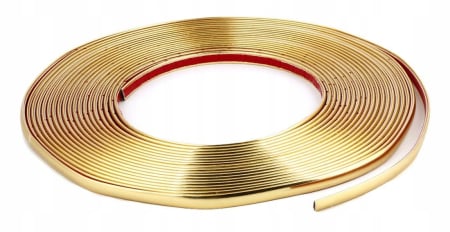Rola Ornament autoadeziv 4mm x 15m culoare Crom GOLD – IoArtify.ro [3]