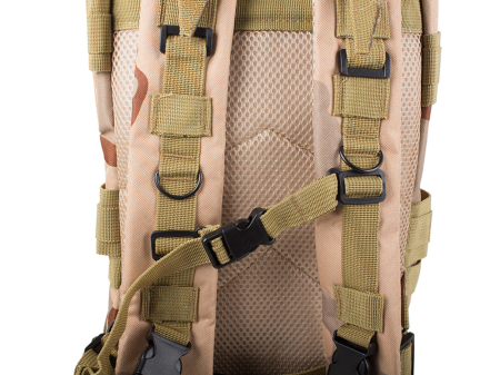 Rucsac tactic militar 30L, impermeabil, camuflaj bej, rezistent și multifuncțional pentru aventuri și activități outdoor [11]