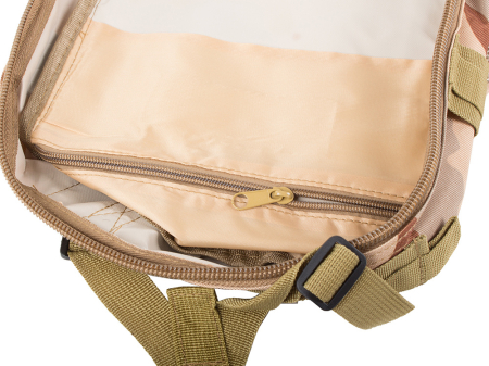 Rucsac tactic militar 30L, impermeabil, camuflaj bej, rezistent și multifuncțional pentru aventuri și activități outdoor [2]
