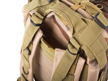 Rucsac tactic militar Capacitate 30 litri Impermeabil Nuante Bej Camuflaj 43x24x25 cm – IoArtify.ro [7]