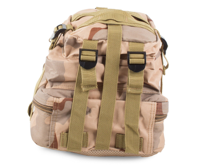 Rucsac tactic militar 30L, impermeabil, camuflaj bej, rezistent și multifuncțional pentru aventuri și activități outdoor [14]