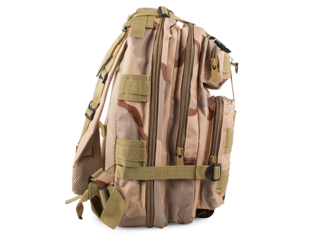 Rucsac tactic militar 30L, impermeabil, camuflaj bej, rezistent și multifuncțional pentru aventuri și activități outdoor [9]