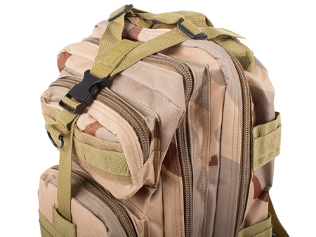 Rucsac tactic militar Capacitate 30 litri Impermeabil Nuante Bej Camuflaj 43x24x25 cm – IoArtify.ro [8]
