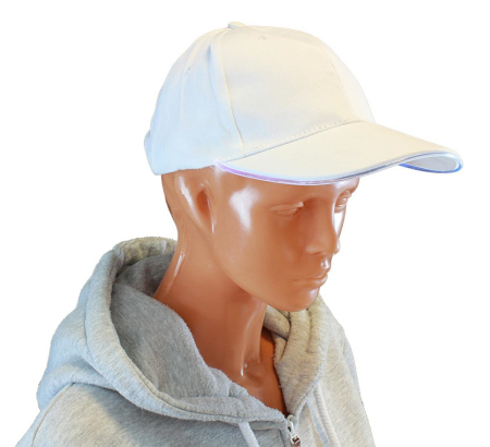 Sapca de tip baseball AVX-BQ46A cu cozoroc iluminat RGB alb marime universala reglabila – IoArtify.ro [4]