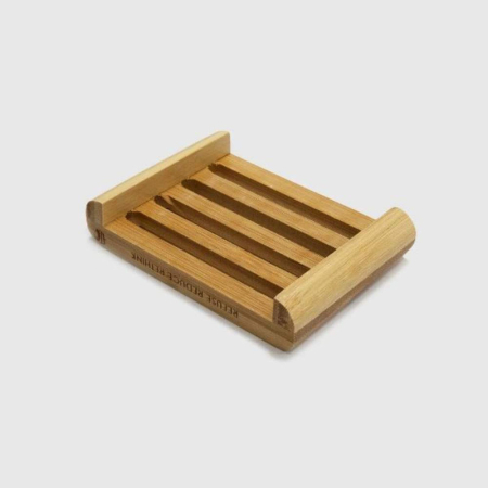 Sapuniera din Lemn Bambus Eco, Anti-Derapant, Drenaj Eficient, Eleganta și Durabilitate pentru Baia Ta [4]