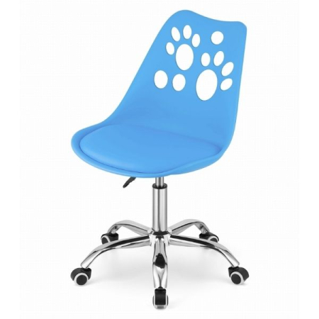 Mobilier Casa - Scaun de Birou Pivotant Alb cu Roz, Confort și Stil Modern pentru Birou și Cameră de Studii