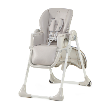 JOCURI SI JUCARII - Scaun de Masa Kinderkraft Yummy Pliabil Grey cu Sistem de Siguranță 5 Puncte - IoArtify.ro