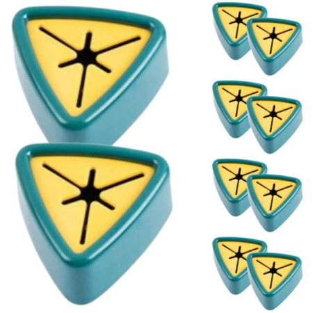 CASĂ, GRĂDINĂ & DIY - Set 10 Agatatori pentru Prosoape Autoadezive Impermeabile Montaj pe Perete Sistem Push Free Verde - IoArtify.ro