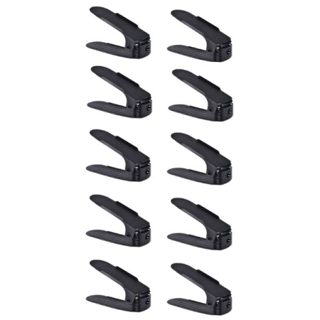 Pachete Promoționale - Set 10 buc Organizator Suport pentru Incaltaminte Reglabil 3 Pozitii 6x25.5x11 17 cm Negru – IoArtify.ro
