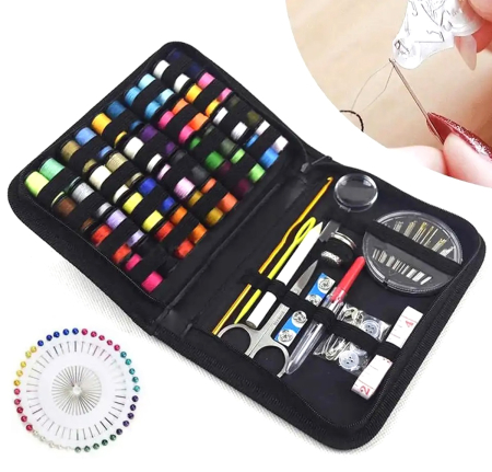 Set 129 piese pentru croitorie in husa eleganta cu accesorii complete pentru cusut – IoArtify.ro [3]