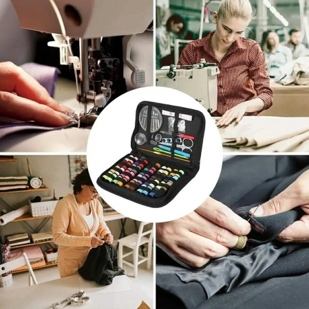 Set 129 piese pentru croitorie in husa eleganta cu accesorii complete pentru cusut – IoArtify.ro [5]