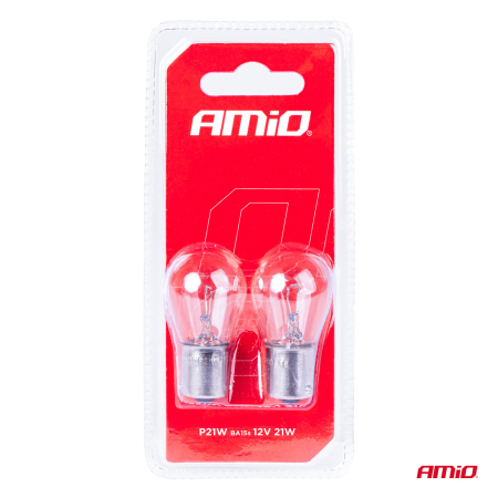 Set 2 Becuri cu Halogen P21W BA15s 12V – Lumină Clară și Omologare ECE E4 [3]