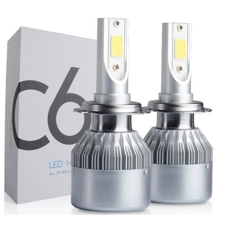 Iluminat Auto - Set 2 becuri LED Auto model C6 soclu H11 6000K 36W 3500Lm plug and play – IoArtify.ro