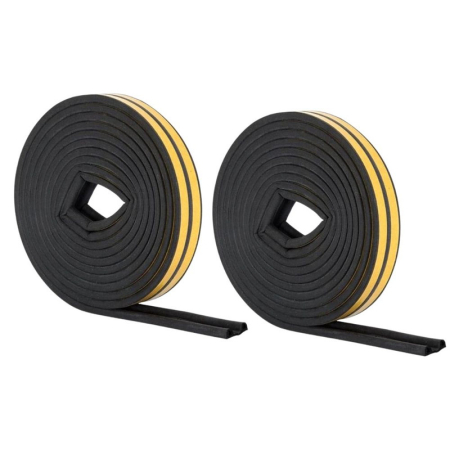 Pachete Promoționale - Set 2 buc Banda autoadeziva pentru etansarea usilor si ferestrelor Profil P 9mm x 5.5mm Rezistenta UV Cauciuc EPDM 6 m Maro – IoArtify.ro