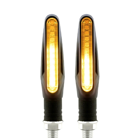Set 2 Lampi Semnalizare Moto Secvențială cu LED-uri Samsung, Funcții Pozitie și Semnalizare, Compatibil M10 [13]