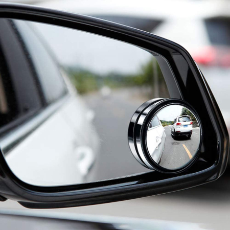 Electrice si Electronice Auto - Set 2 Oglinzi Unghi Mort Reglabile 360° - Auto-adezive, Diametru 48 mm, Siguranță și Vizibilitate Ridicată