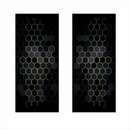 Set 2 Stickere Decorative pentru Stâlpi Uși, Print Autoadeziv, Dimensiuni 50x22 cm, Rezistență Outdoor [1]
