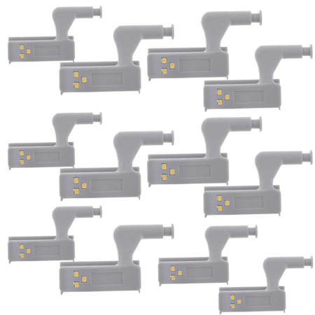 Hobby & Timp Liber - Set 35 buc Balamale pentru mobilier cu iluminare LED Gri dimensiuni 7.5 x 4 x 2 cm – IoArtify.ro