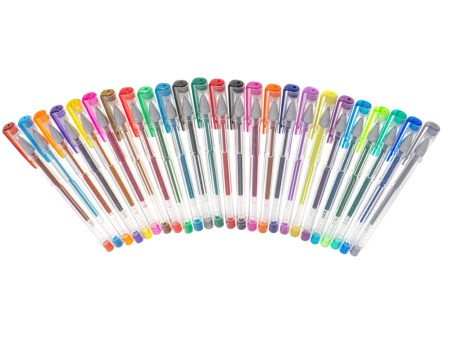 Set 25 piese Pixuri cu gel multicolor cu sclipici cerneală rezistentă la apă – IoArtify.ro [5]