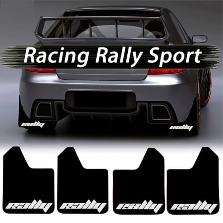 Aparatori noroi - Set 4 Aparatori Noroi SPORT din cauciuc pentru autoturisme universale model Rally dimensiune 30 x 23 cm – IoArtify.ro