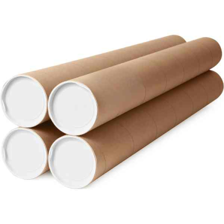 Papetarie - Set 4 tuburi din carton pentru protecție și transport – Durabile, sigure și ideale pentru documente și proiecte mari