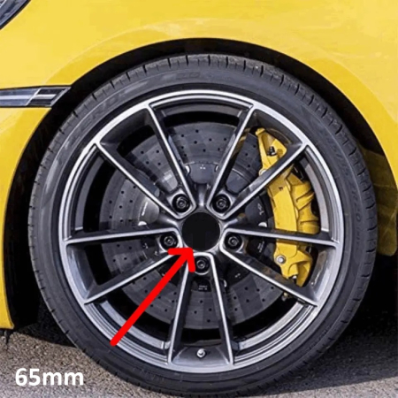 Capace roți - Set 4 capace centrale pentru jante aliaj diametru 65 mm culoare negru – IoArtify.ro