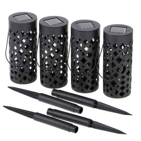 Set 4 lampi solare de gradina cu picior si agatatoare tip Felinar cu LED si senzor de miscare – IoArtify.ro [5]