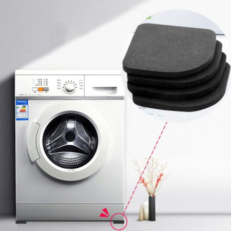 Set 4 suporti antivibratii pentru masinile de spalat sau mobilier din spuma EVA Negru 7.7 x 7.7 x 0.7 cm – IoArtify.ro [9]