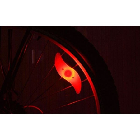 Set 5 buc Lumini ambientale LED cu 3 moduri de iluminare pentru spite Bicicleta Rosu cu autonomie 10 ore – IoArtify.ro [4]