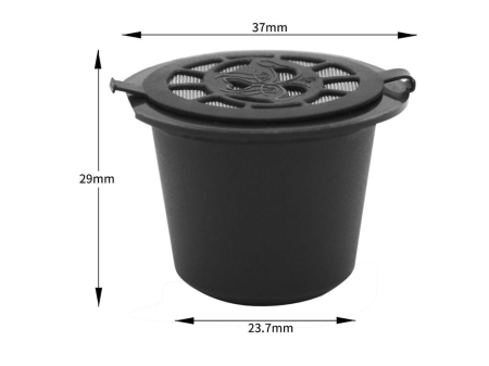 Set 5 Capsule Reutilizabile din Plastic Ecologic si Inox Compatibile cu Aparatele de Cafea Nespresso Capacitate 5 Grame – IoArtify.ro [8]