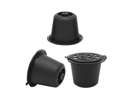 Set 5 Capsule Reutilizabile Eco, Inox & Plastic, Compatibile Nespresso – Economisește și Protejează Mediul! [2]