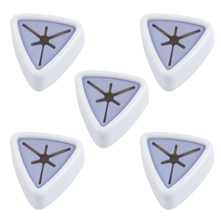 Hobby & Timp Liber - Set 5 Suporti pentru Prosop de Baie sau Bucatarie Impermeabili si Autoadezivi cu Sistem Push Free Montare pe Perete 5 x 2.3 cm Alb – IoArtify.ro