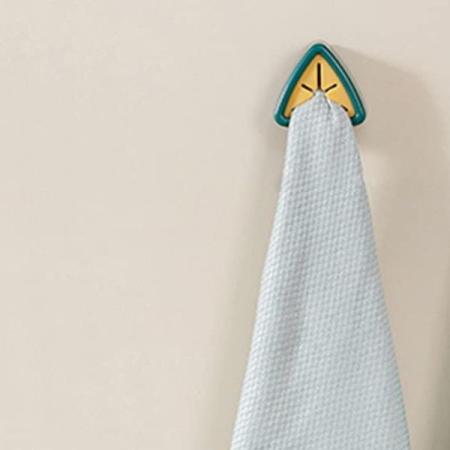 Set 5 Suporti pentru Prosop de Baie sau Bucatarie Impermeabili si Autoadezivi cu Sistem Push Free 5 x 2.3 cm Verde – IoArtify.ro [8]