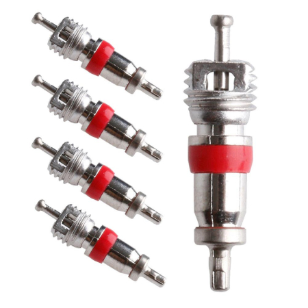 AUTO, MOTO & TRANSPORT - Set 5 Ventile pentru valva Auto Moto Ciclism ATV din metal cu filet standard - IoArtify.ro