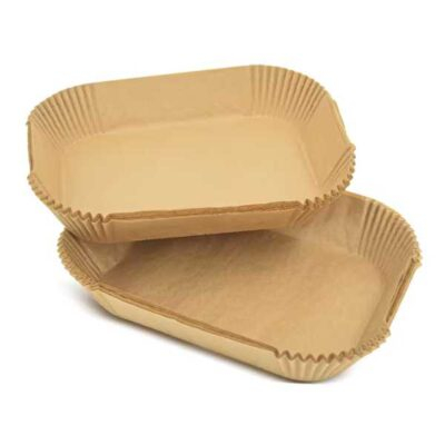 Diverse bucătărie - Set 50 Hartii de Copt pentru Airfryer cu Corp Dublu Forma Dreptunghiular 40 g/m² 14 x 22 cm – IoArtify.ro