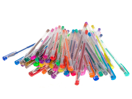 Set 50 piese Pixuri cu gel multicolor cu sclipici cerneală rezistentă la apă – IoArtify.ro [3]