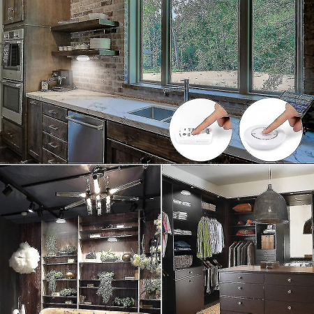 Set 6 Lampi LED Wireless autoadezive cu telecomanda pentru iluminat scari sau mobilier 12V – IoArtify.ro [3]