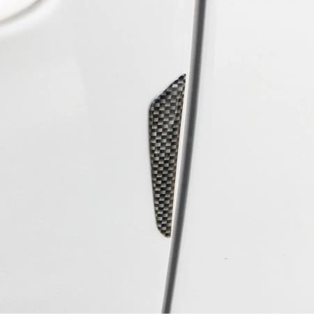 Set 8 Elemente de Protecție Ușă "Imitatie Carbon" Negru, Autoadezive și Flexibile [1]