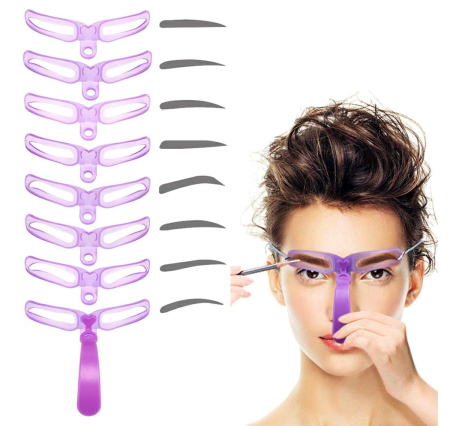 Îngrijire Personală - Set 8 sabloane profesionale pentru modelare sprancene cu design ergonomic – IoArtify.ro
