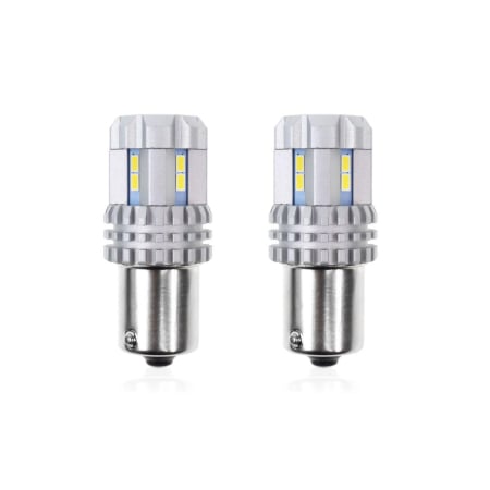 Electrice si Electronice Auto - Set Becuri LED CANBUS P21 R5W/R10W 22 SMD Alb pentru Auto și Off-Road – Compatibil Sport și Competitii