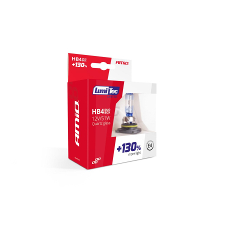 Set Becuri Halogen HB4 12V 51W LumiTec LIMITED + 130% DUO BOX – Siguranță și Vizibilitate Maximizată [1]